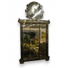 Miroir biseauté avec fronton