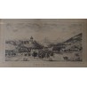 Gravure "Château d'Oex" par EISENHARD