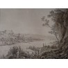 Gravure "Château de Sonnenstein et Pirna"