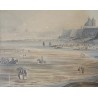 Aquarelle "Fort de Buenos Aires" d'après VIDAL