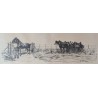 Dessin "Gaucho" signé SAUBIDET
