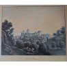 Engraving ‘View of Lausanne’ by WEZEL