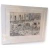 Gravure "La ferme" signée Béatrice APPIA