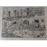 Gravure "La ferme" signée Béatrice APPIA