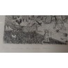 Gravure "La ferme" signée Béatrice APPIA