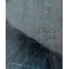 Pastel "Portrait de Femme" signé J. WELTI 1942
