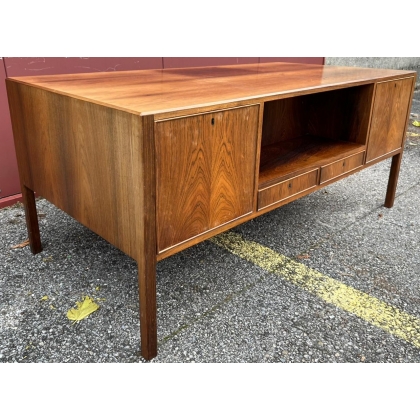 Danish teak desk with 7 drawers
