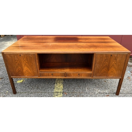 Danish teak desk with 7 drawers