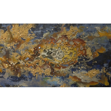Tableau \"Poussières d\'étoiles\" signé FAURE