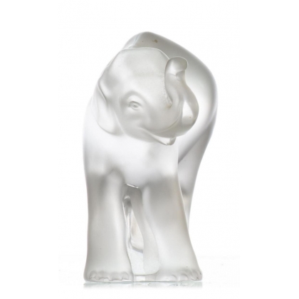 Sculpture en verre "Elephanteau" Signé LALIQUE