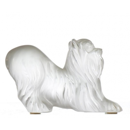 Sculpture en verre \"Chien\" Signé LALIQUE