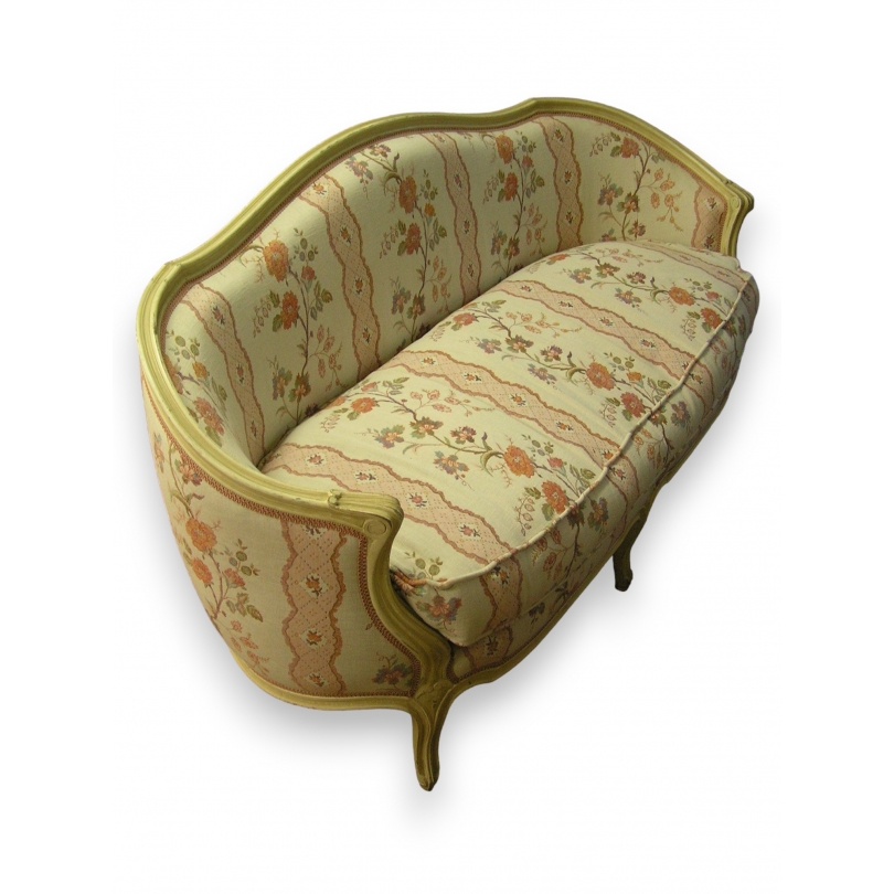 Louis XV-style lacquered wicker sofa from  Moinat SA  - Antiques and home décor