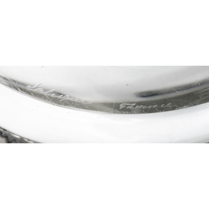 Jardinière en verre "Auriac" Signé LALIQUE