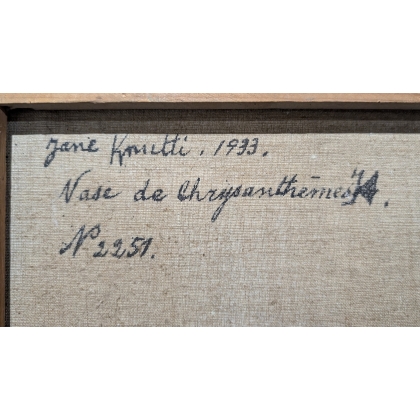 Tableau \"Village dans la neige\" signé M. DROZ
