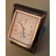 Pendule de voyage LECOULTRE en croco