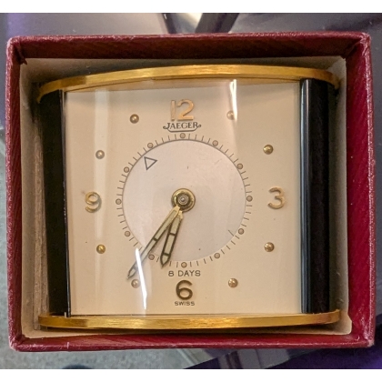 JAEGER travel alarm clock