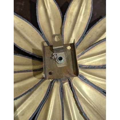 Brass ‘Fleur’ wall light for JANSEN