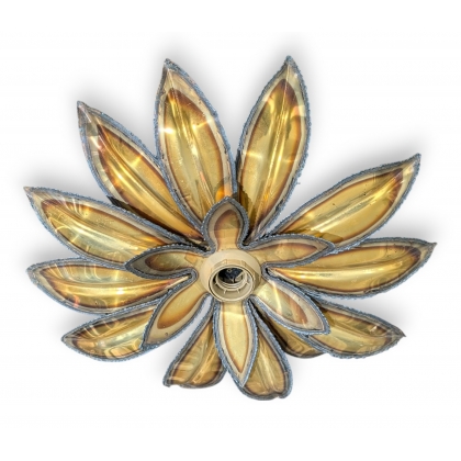 Plafonnier Fleur en laiton pour JANSEN