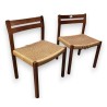 Paire de chaises 401 danoises en teck MØLLER