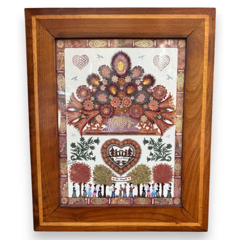 Paper cut-out ‘Les Mazots’ by A. ROSAT