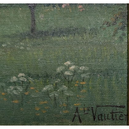 Tableau \"Saint-Prex\" signé Ais VAUTIER