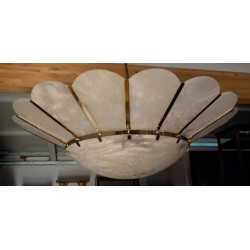  Plafonnier en bronze doré, coupe en sur  Moinat SA  - Antiquités décoration