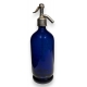 Siphon en verre bleu cobalt RIGOLET