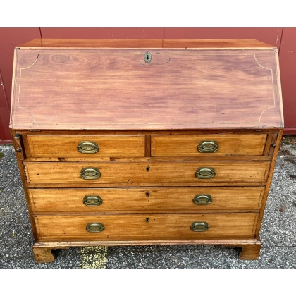 Bureau-Commode anglais à 5 tiroirs