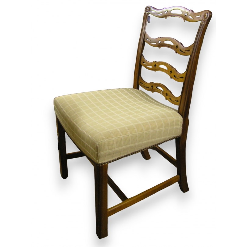 Chaise anglaise Chippendale en acajou