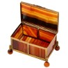 Rectangular agate box