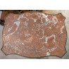 Pair of Transition side tables with marble tops