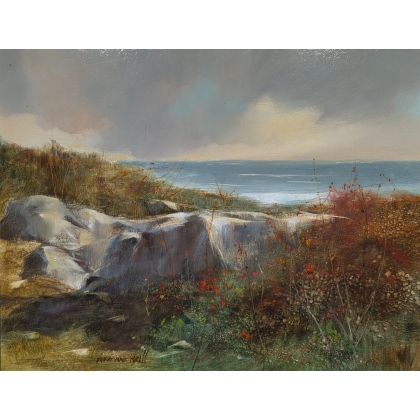 Tableau \"October Shore\" signé MACNEILL