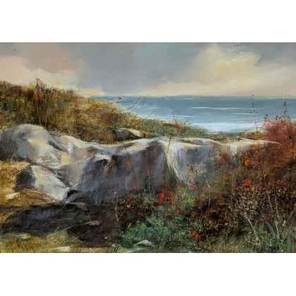 Tableau \"October Shore\" signé MACNEILL
