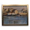 Tableau \"Harbour\" signé A. McGHEE