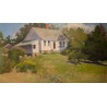 Tableau \"House on a hill\" signé A. McGHEE