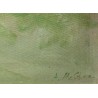 Tableau \"House on a hill\" signé A. McGHEE