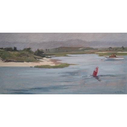Tableau \"Martha\'s Vineyard\" signé A. McGHEE