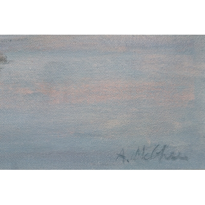 Tableau \"Martha\'s Vineyard\" signé A. McGHEE