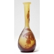 Vase soliflore Fucshia signé GALLÉ