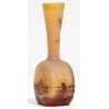 Vase soliflore Etang signé GALLÉ