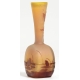 Vase soliflore Etang signé GALLÉ