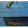 Tableau \"Trompe l\'oeil\" signé R. CASSIN