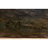 Tableau \"Paysage\" signé E. BEERNAERT