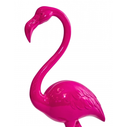 Flamant rose en résine