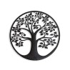 Décor mural "Arbre de vie" en tôle effet martelé