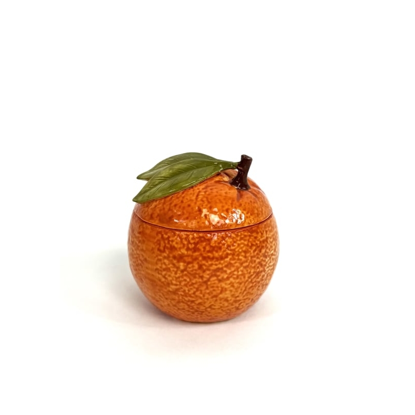 Boite en céramique \"Orange\"