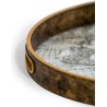 Gold-coloured ‘World Map’ serving tray
