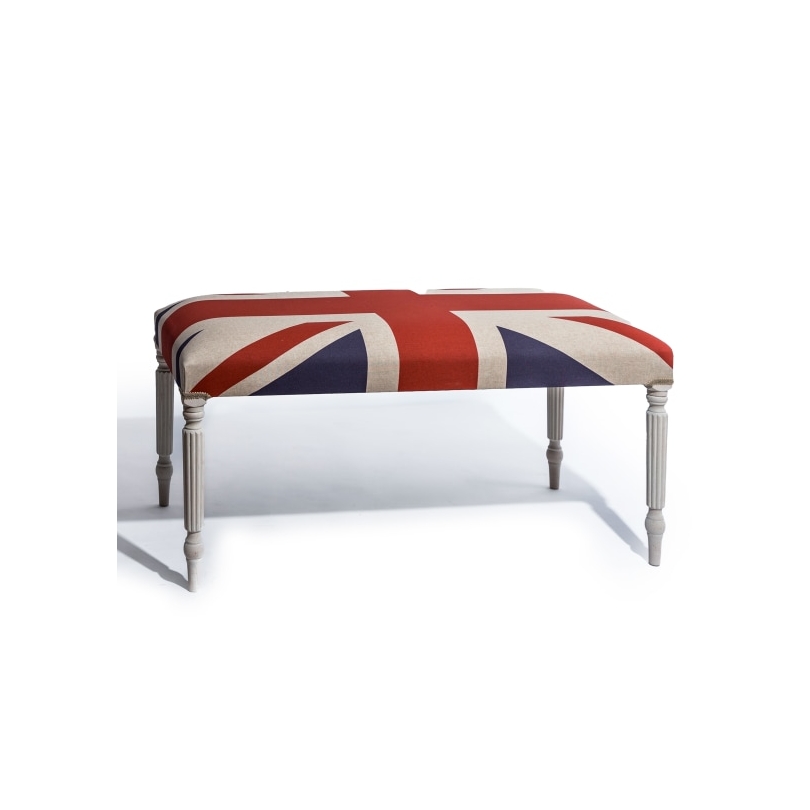 Banquette \"Union jack\"