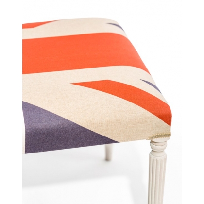 Banquette \"Union jack\"