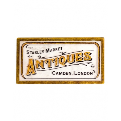 Panneau publicitaire Antiques